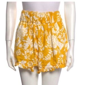 AMUR Serenity Floral Organic Cotton Mini Shorts